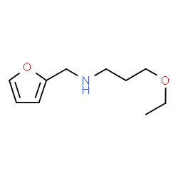 N-(3-ethoxypropyl)-N-(2-furylmethyl)amine structure