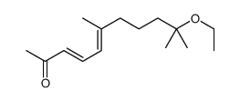 10-ethoxy-6,10-dimethylundeca-3,5-dien-2-one Structure