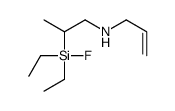2-[diethyl(fluoro)silyl]-N-prop-2-enylpropan-1-amine Structure