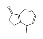 4-methyl-3,4-dihydro-2H-azulen-1-one结构式