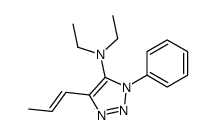 N,N-diethyl-3-phenyl-5-prop-1-enyltriazol-4-amine Structure