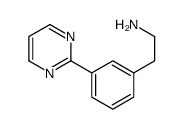 3-(2-嘧啶)苯乙胺结构式
