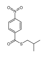 S-(2-methylpropyl) 4-nitrobenzenecarbothioate结构式