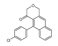5-(4-chlorophenyl)-1H-benzo[g]isochromen-4-one Structure