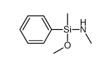 N-(methoxy-methyl-phenylsilyl)methanamine结构式