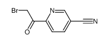 2-bromo-1-(5-cyanopyridin-2-yl)ethanone Structure