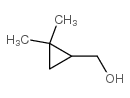 (2,2-二甲基环丙基)甲醇结构式