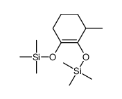 trimethyl-(3-methyl-2-trimethylsilyloxycyclohexen-1-yl)oxysilane结构式