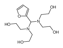 2-[[[bis(2-hydroxyethyl)amino]-(furan-2-yl)methyl]-(2-hydroxyethyl)amino]ethanol结构式