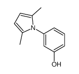 3-(2,5-二甲基-1H-吡咯-1-基)苯酚结构式