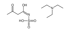 N,N-diethylethanamine,3-oxobutanoylsulfamic acid结构式