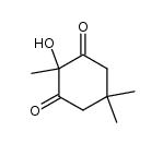 2-hydroxy-2,5,5-trimethyl-cyclohexane-1,3-dione Structure