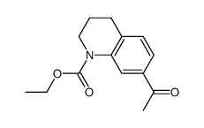 7-acetyl-1-ethoxycarbonyl-1,2,3,4-tetrahydroquinoline Structure