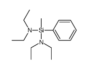 N-(diethylamino-methyl-phenylsilyl)-N-ethylethanamine Structure