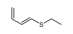 1-ethylsulfanylbuta-1,3-diene结构式