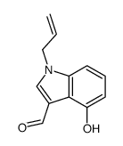 4-hydroxy-1-prop-2-enylindole-3-carbaldehyde Structure