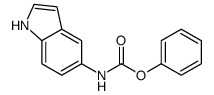 phenyl N-(1H-indol-5-yl)carbamate Structure