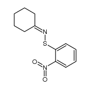 N-cyclohexylidene 2-nitrobenzenesulphenamide结构式