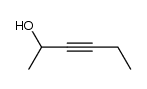 hex-3-yne-2-ol结构式