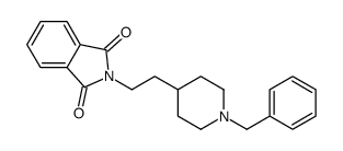 2-[2-(1-benzylpiperidin-4-yl)ethyl]isoindole-1,3-dione Structure