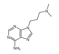 9-(3-(DIMETHYLAMINO)PROPYL)-9H-PURIN-6-AMINE结构式