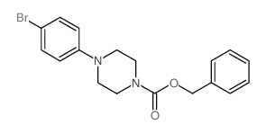 Benzyl 4-(4-bromophenyl)piperazine-1-carboxylate Structure