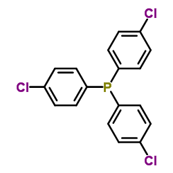 三(4-氯苯基)膦结构式