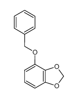 4-(phenylmethoxy)-1,3-benzodioxole结构式