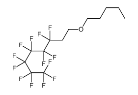 1,1,1,2,2,3,3,4,4,5,5,6,6-十三氟-8-(戊氧基)辛烷结构式
