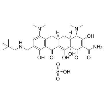 Omadacycline (mesylate) structure