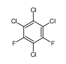 1,2,3,5-Tetrachloro-4,6-difluorobenzene Structure