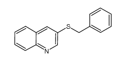 3-(benzylthio)quinoline结构式
