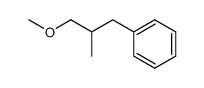 Benzene,(3-methoxy-2-methylpropyl)-结构式
