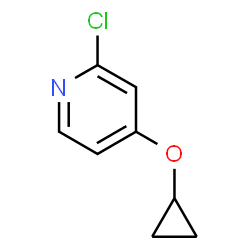 2-氯-4-环丙氧基吡啶结构式