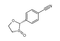 (1R,2S)-cis-2-p-cyanophenyl-1,3-oxathiolane-1-oxide Structure