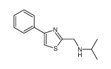 Isopropyl-(4-phenyl-thiazol-2-ylmethyl)-amine Structure