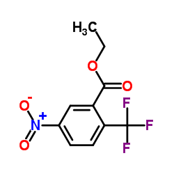 5-硝基-2-(三氟甲基)苯甲酸乙酯结构式