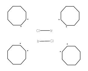 氯化双(环辛烯)铱(I) 二聚体结构式