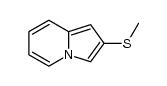 2-(methylthio)indolizine Structure