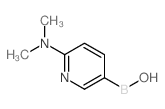 2-(二甲基氨基)吡啶-5-硼酸水合物结构式
