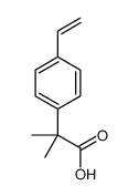 2-甲基-2-(4-乙烯基苯基)丙酸结构式