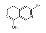 6-Bromo-3,4-dihydro-2H-[2,7]naphthyridin-1-one结构式