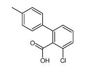 2-chloro-6-(4-methylphenyl)benzoic acid结构式