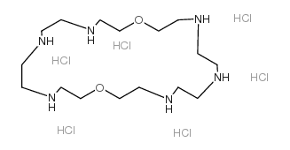 1,13-二噁-4,7,10,16,19,22-六氮杂-环二十四烷盐酸盐结构式