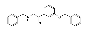 2-benzylamino-1-(3-benzyloxy-phenyl)-ethanol Structure