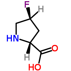 (2R,4S)-4-氟吡咯烷-2-羧酸结构式