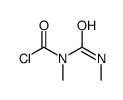 N-methyl-N-(methylcarbamoyl)carbamoyl chloride结构式