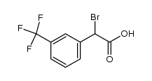 2-bromo-2-[m-(trifluoromethyl)phenyl]acetic acid结构式