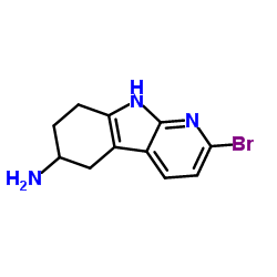 2-Bromo-6,7,8,9-tetrahydro-5H-pyrido[2,3-b]indol-6-amine Structure