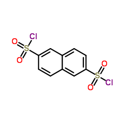 2,6-dichlorosulfonylnaphtalene Structure
